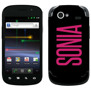   «Sonia»   Samsung Google Nexus S