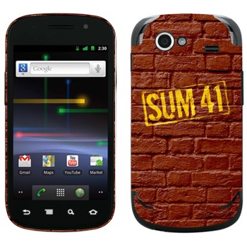   «- Sum 41»   Samsung Google Nexus S