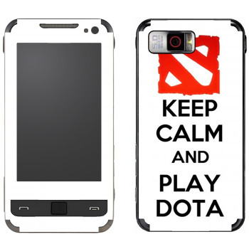   «Keep calm and Play DOTA»   Samsung I900 WiTu