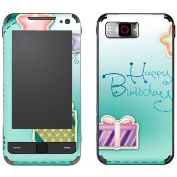   «Happy birthday»   Samsung I900 WiTu