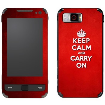   «Keep calm and carry on - »   Samsung I900 WiTu