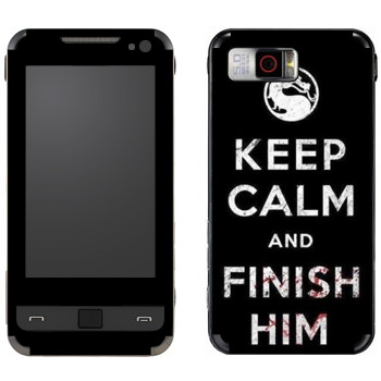   «Keep calm and Finish him Mortal Kombat»   Samsung I900 WiTu