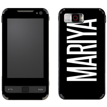  «Mariya»   Samsung I900 WiTu