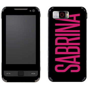   «Sabrina»   Samsung I900 WiTu