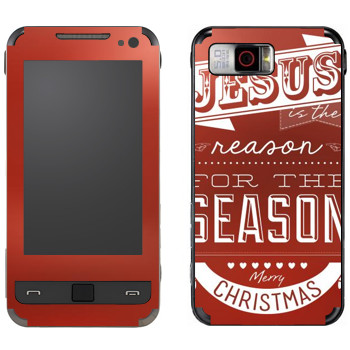   «Jesus is the reason for the season»   Samsung I900 WiTu