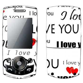   «I Love You -   »   Samsung J700