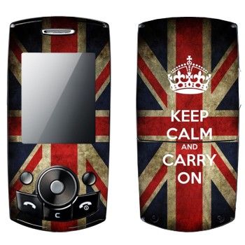   «Keep calm and carry on»   Samsung J700
