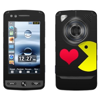   «I love Pacman»   Samsung M8800 Pixon
