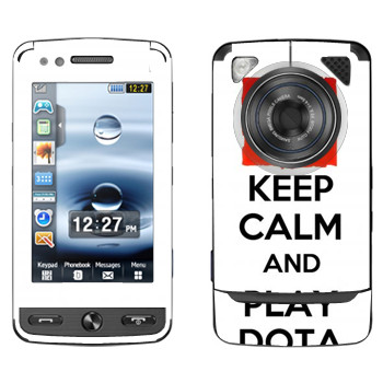   «Keep calm and Play DOTA»   Samsung M8800 Pixon