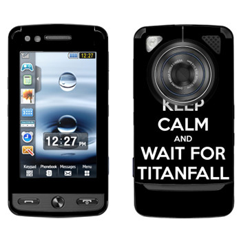   «Keep Calm and Wait For Titanfall»   Samsung M8800 Pixon