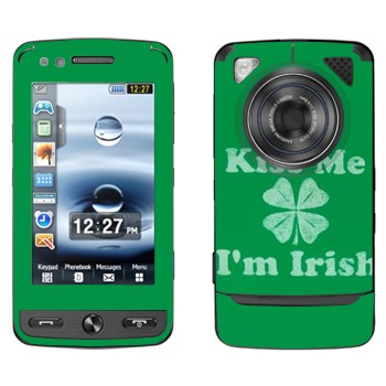   «Kiss me - I'm Irish»   Samsung M8800 Pixon