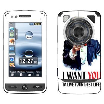   « : I want you!»   Samsung M8800 Pixon