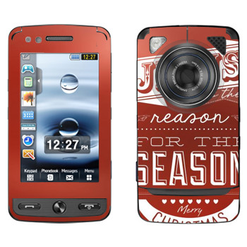   «Jesus is the reason for the season»   Samsung M8800 Pixon