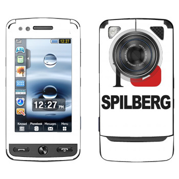   «I love Spilberg»   Samsung M8800 Pixon