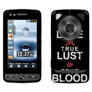   «True Love - True Lust - True Blood»   Samsung M8800 Pixon