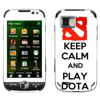   «Keep calm and Play DOTA»   Samsung Omnia 2