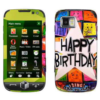   «  Happy birthday»   Samsung Omnia 2