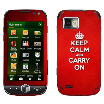   «Keep calm and carry on - »   Samsung Omnia 2