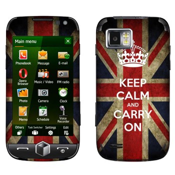   «Keep calm and carry on»   Samsung Omnia 2