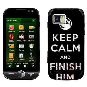   «Keep calm and Finish him Mortal Kombat»   Samsung Omnia 2