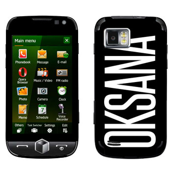   «Oksana»   Samsung Omnia 2