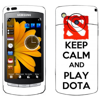   «Keep calm and Play DOTA»   Samsung Omnia HD