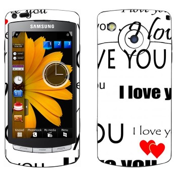   «I Love You -   »   Samsung Omnia HD