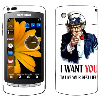   « : I want you!»   Samsung Omnia HD