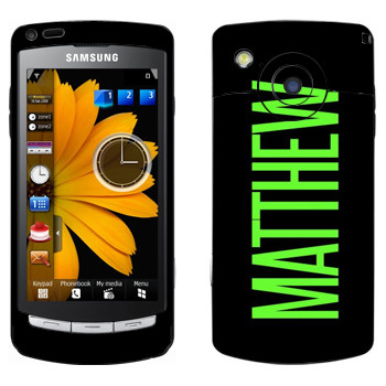   «Matthew»   Samsung Omnia HD