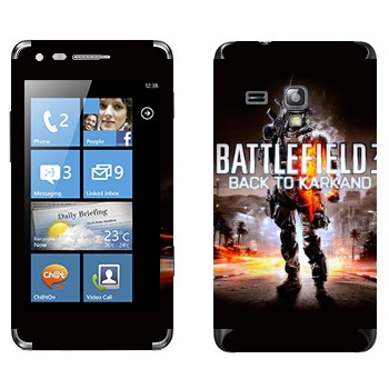   «Battlefield: Back to Karkand»   Samsung Omnia M