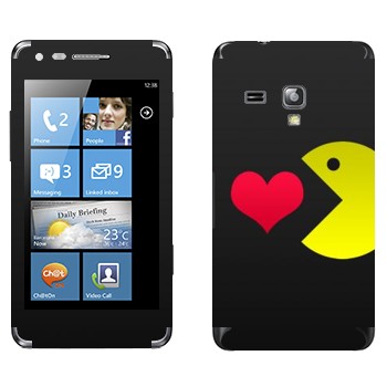   «I love Pacman»   Samsung Omnia M