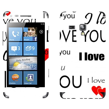   «I Love You -   »   Samsung Omnia M