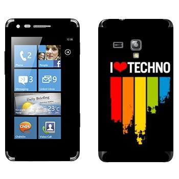   «I love techno»   Samsung Omnia M