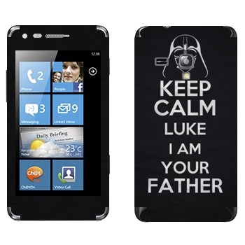   «Keep Calm Luke I am you father»   Samsung Omnia M