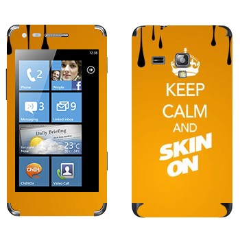   «Keep calm and Skinon»   Samsung Omnia M