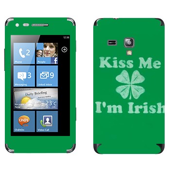   «Kiss me - I'm Irish»   Samsung Omnia M