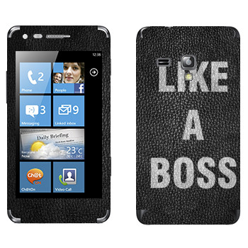   « Like A Boss»   Samsung Omnia M