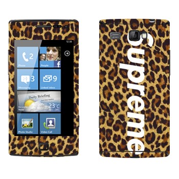   «Supreme »   Samsung Omnia W