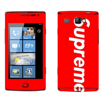   «Supreme   »   Samsung Omnia W