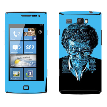   «Kurt Vonnegut : Got to be kind»   Samsung Omnia W