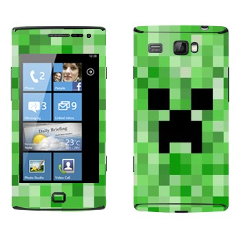   «Creeper face - Minecraft»   Samsung Omnia W