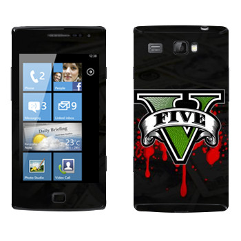   «GTA 5 - logo blood»   Samsung Omnia W