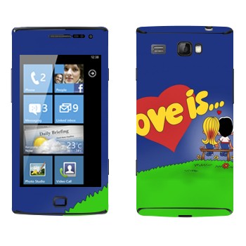   «Love is... -   »   Samsung Omnia W