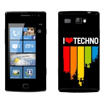   «I love techno»   Samsung Omnia W