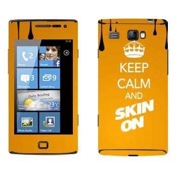   «Keep calm and Skinon»   Samsung Omnia W