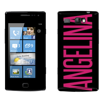   «Angelina»   Samsung Omnia W