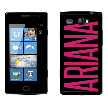   «Ariana»   Samsung Omnia W