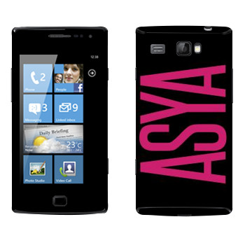   «Asya»   Samsung Omnia W