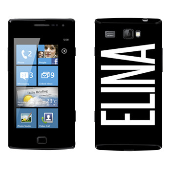   «Elina»   Samsung Omnia W