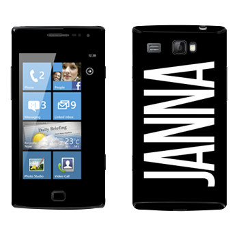   «Janna»   Samsung Omnia W